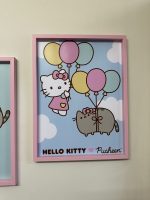 HELLO KİTTY ÇOCUK ODASI DUVAR POSTERİ 30X40 PEMBE - Görsel 2