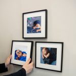 Yapışkanlı Sök Tak Paspartulu Siyah Çerçeveler - 3'lü paket