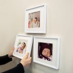 Yapışkanlı Sök Tak Paspartulu Beyaz Çerçeveler - 3'lü paket