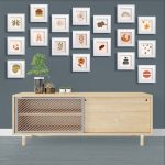 Yapışkanlı Sök Tak Paspartulu Gold Çerçeveler - 3'lü paket - Görsel 2