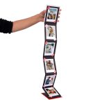 Mini Kendin Yap Akordiyon Fotoğraf Albümü – Ay Desenli – 14 Fotoğraflı - Görsel 3