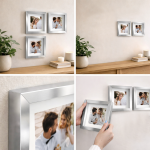 Sök Tak Kare Çerçeve Gümüş 21X21 - Görsel 3