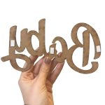 My Baby Yazılı LED Aydınlatmalı Kişiye Özel Çerçeve Seti – 4'lü – 30x30 cm - Görsel 8