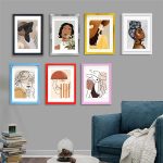 Yapışkanlı Sök Tak Çerçeveler Kırmızı 20x30cm - 2'li Paket - Görsel 2