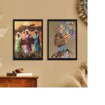 Yapışkanlı Sök Tak Çerçeveler Siyah 30x40cm - 2'li Paket