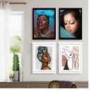 Yapışkanlı Sök Tak Çerçeveler Beyaz 30x40cm - 2'li Paket - Görsel 5