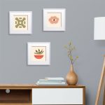 Yapışkanlı Sök Tak Paspartulu Beyaz Çerçeveler - 3'lü paket - Görsel 5