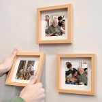 Yapışkanlı Sök Tak Paspartulu Pola Çerçeveler Ahşap - 3'lü Paket