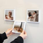 Yapışkanlı Sök Tak Pola Çerçeveler Beyaz - 3'lü Paket