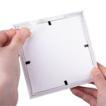 Yapışkanlı Sök Tak Pembe Pola Çerçeveler - 3'lü Paket - Görsel 4