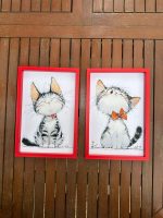 Kedili Hazır Baskılı Kare Çerçeve Seti – 20x30 cm – 2'li – Çocuk Odası Dekorasyonu - Görsel 4