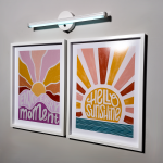 Hello Sunshine LED Aydınlatmalı Hazır Baskılı Çerçeve Seti – 2'li – 30x40 cm - Görsel 3