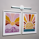Hello Sunshine LED Aydınlatmalı Hazır Baskılı Çerçeve Seti – 2'li – 30x40 cm - Görsel 4