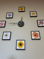 Kare Çerçeveli Fotoğraflı Duvar Saati Seti – 9 Parça – 14x14 cm - Görsel 4