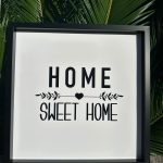 Sweet Home Çerçeve 30x30