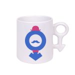 Süblimasyon Erkek Sembollü Porselen Beyaz Kupa Bardak - Görsel 2