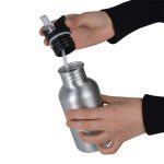 Süblimasyon Baskıya Uygun Kopçalı Pipetli Alüminyum Matara – 600ml - Görsel 6