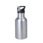 Süblimasyon Baskıya Uygun Kopçalı Pipetli Alüminyum Matara – 600ml - Görsel 4